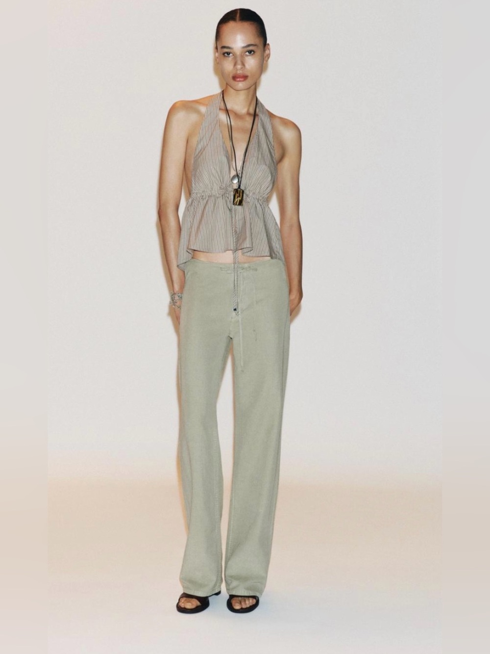 ZARA STRAIGHT PANTS